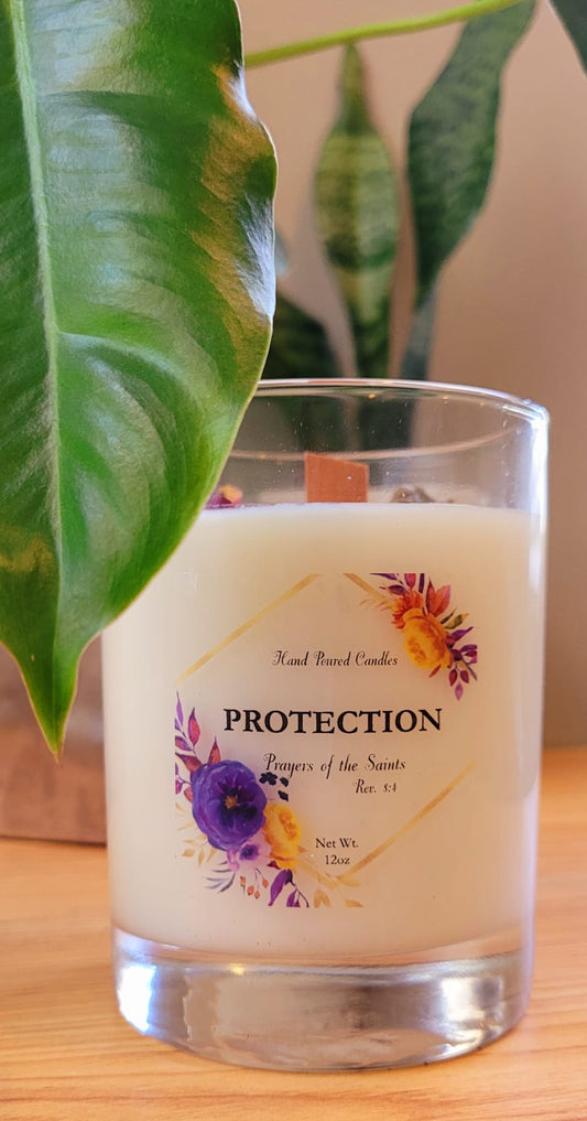 "PROTECTION" Scented Prayer Candle